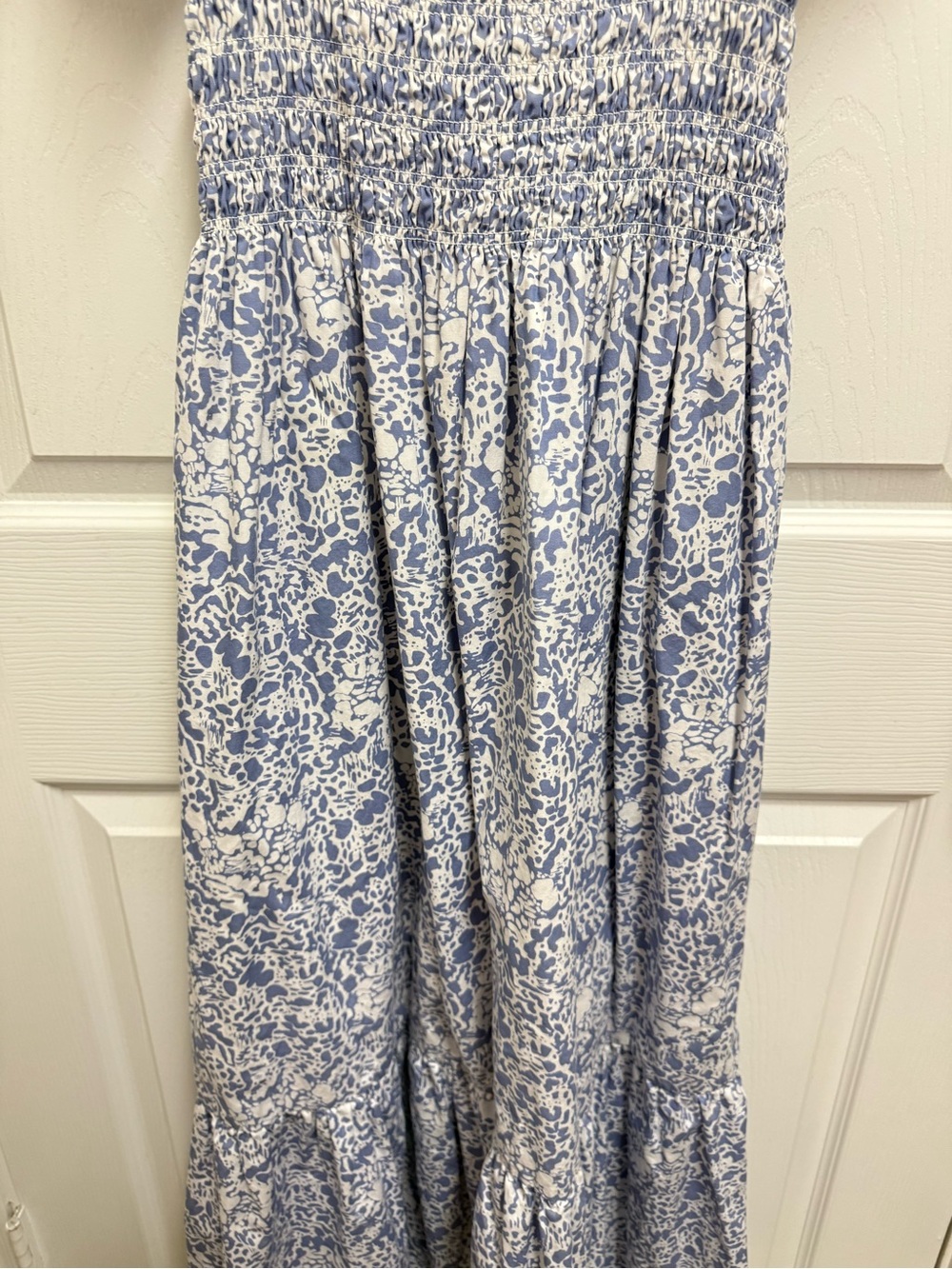 O.P.T Blue Spotted Maxi Nap Dress - Picture 6 of 14